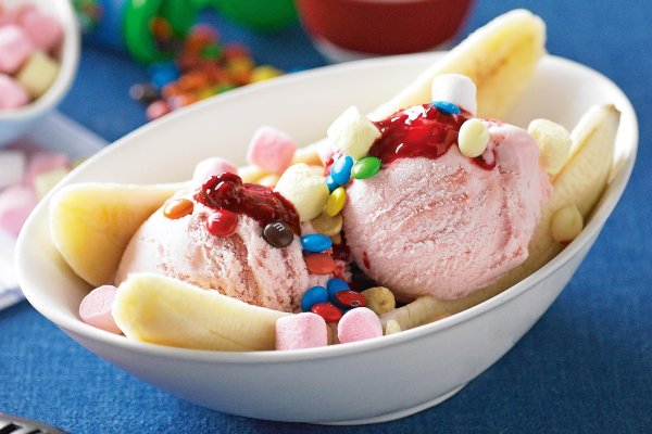 банановый сплит десерт