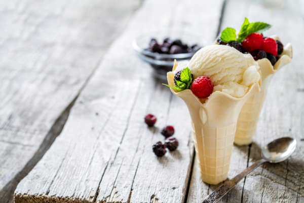 еда мороженое