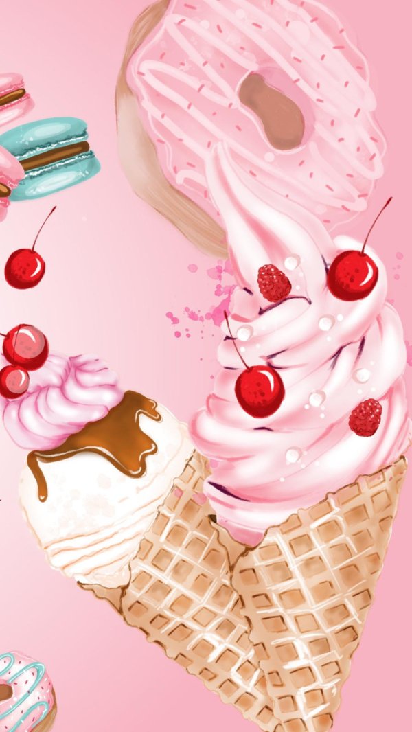 рисунок мороженого