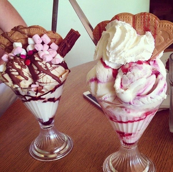 вкусное мороженое