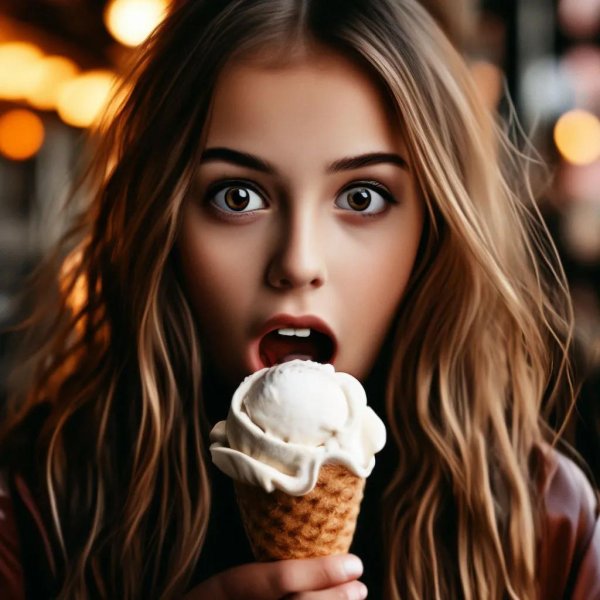 фотосессия с мороженым