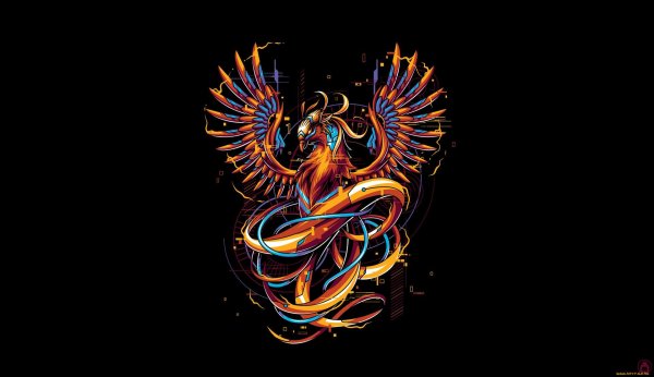 рисунки феникса