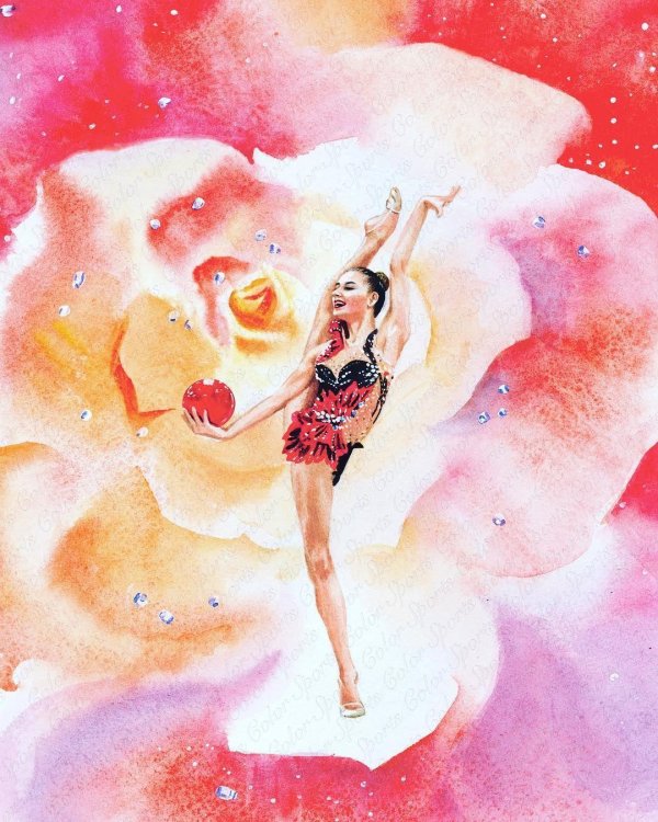 гимнастки в живописи