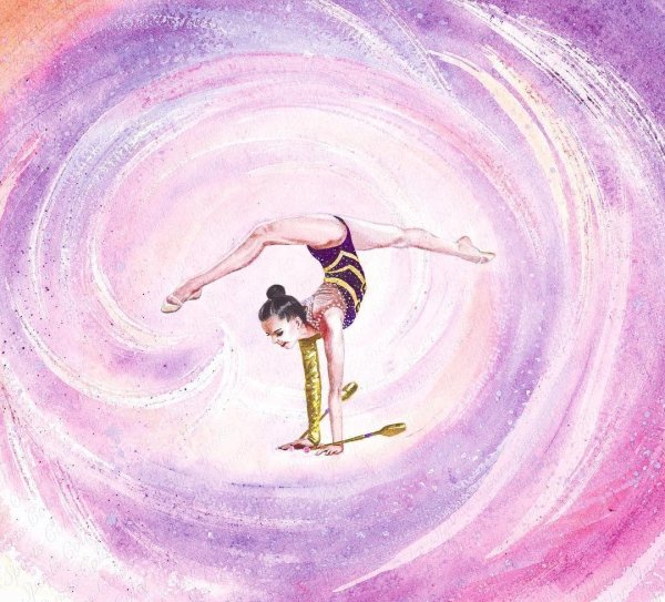 рисунки художественной гимнастики