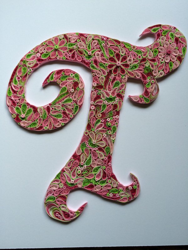 квиллинг буквы