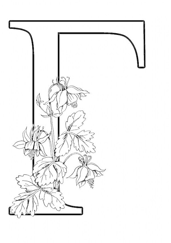 распечатать красивые буквы