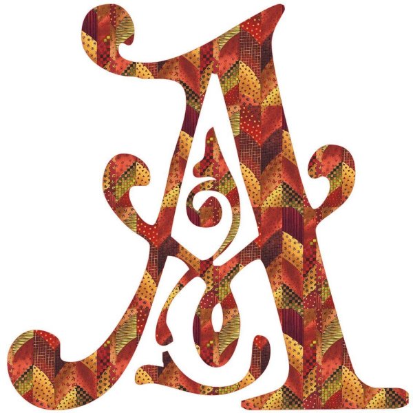 буквы с узорами