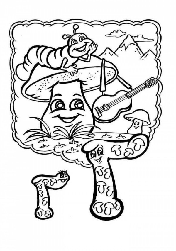 раскраска веселая азбука