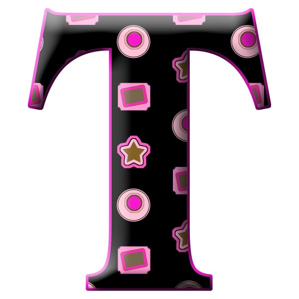 красивые разноцветные буквы