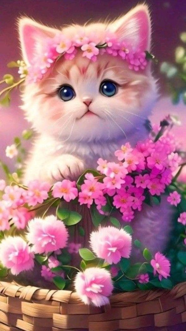 котики розовые