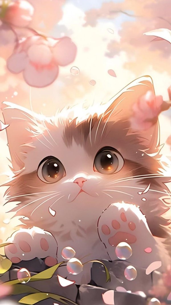 аниме животные милые