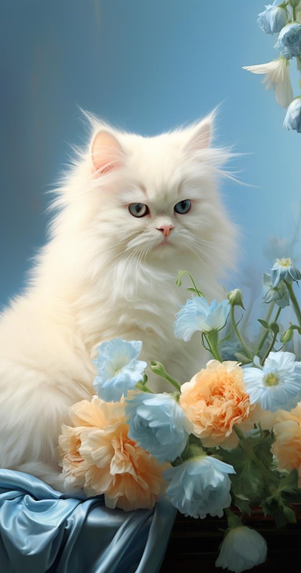 белые кошки