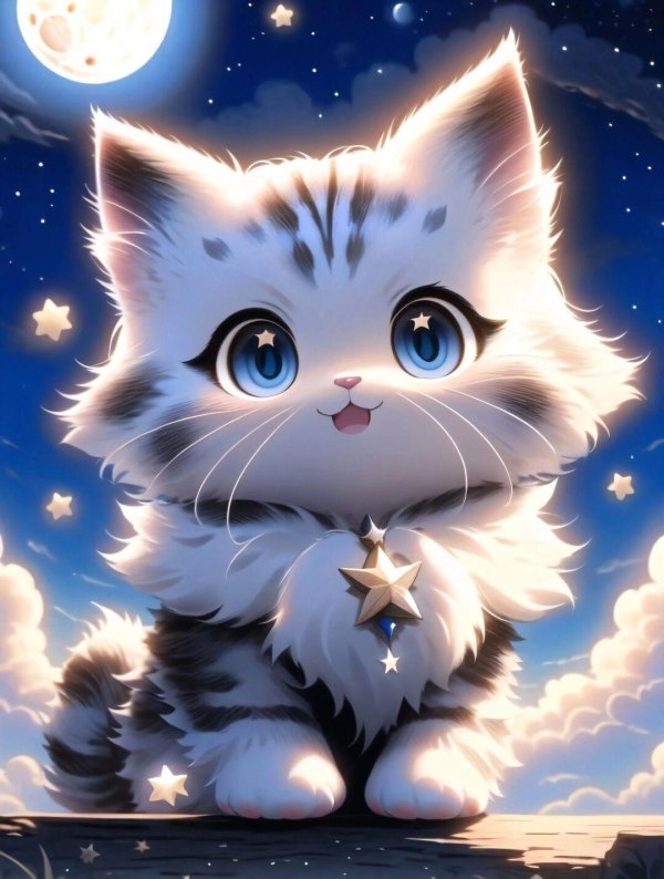 аниме животные милые