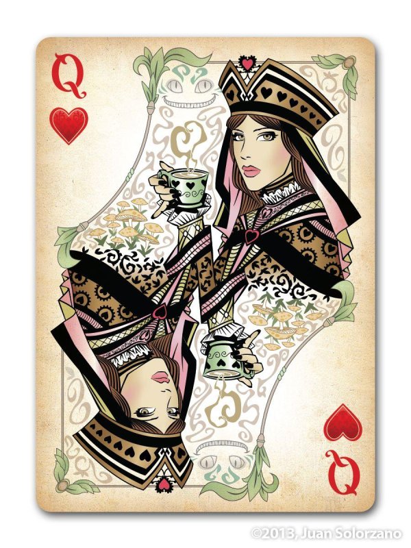 туз король дама черви