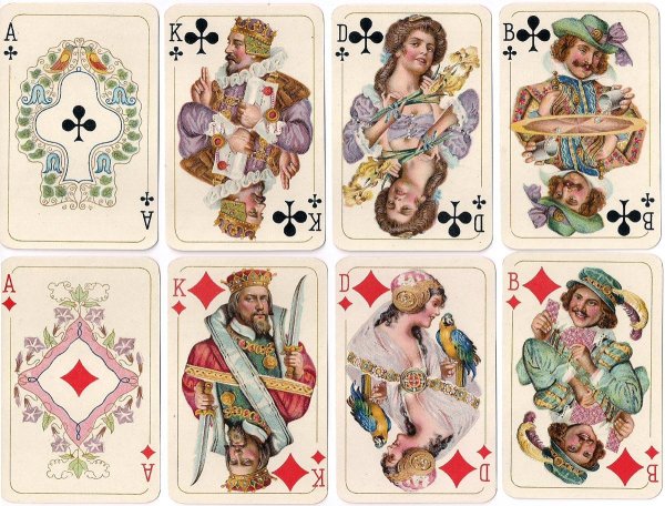 винтажные игральные карты