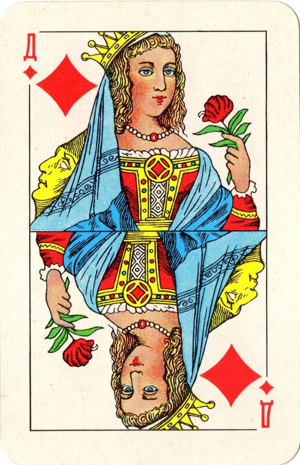 король крести червовая дама