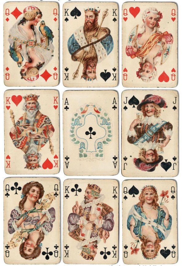 старые игральные карты