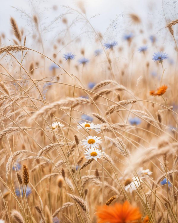 прокудингорский васильки во ржи