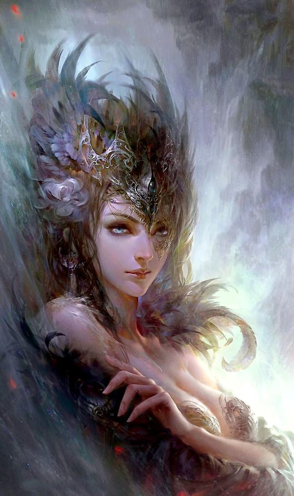 женские портреты фэнтези