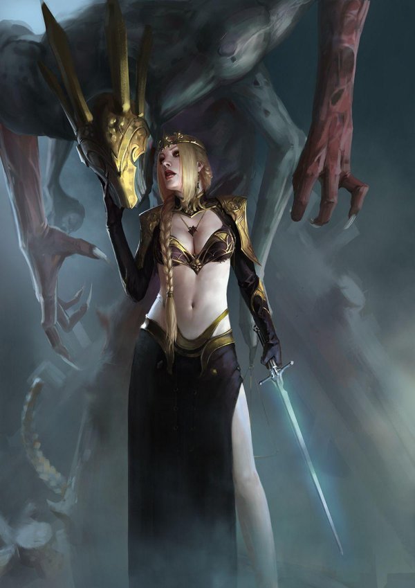 эльфийка фэнтези