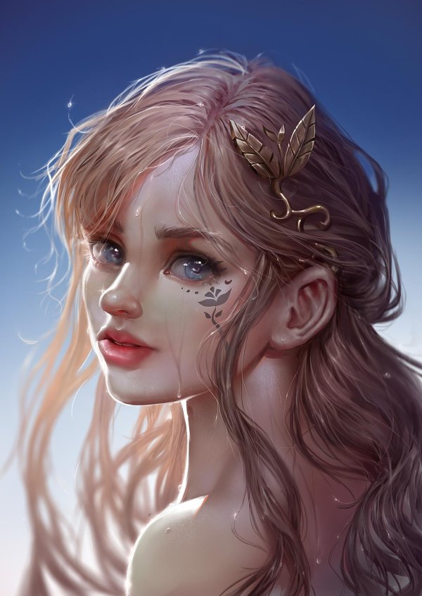 реалистичные арты девушек