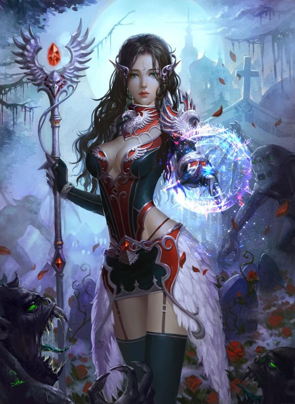 фэнтези девушка