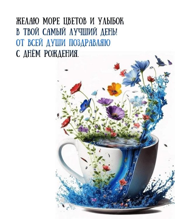 необычная открытка с днем рождения