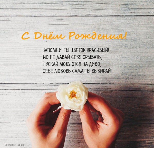 поздравить девушку с днем рождения