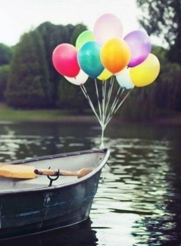 воздушный шар лодка