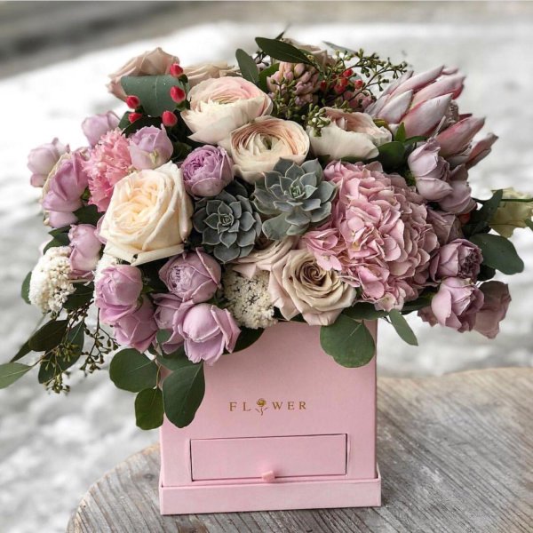 модные букеты