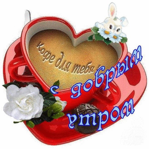 открытка доброе утро любимка
