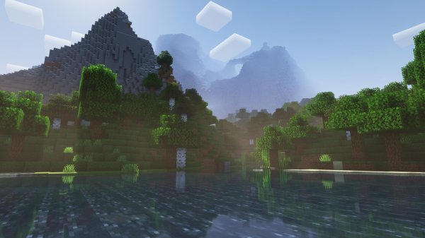 красивые пейзажи майнкрафт