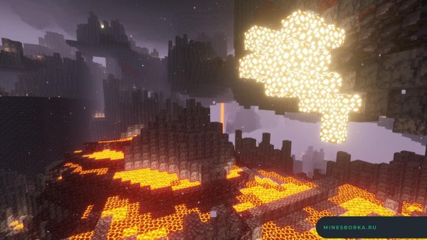 адская крепость в майнкрафте