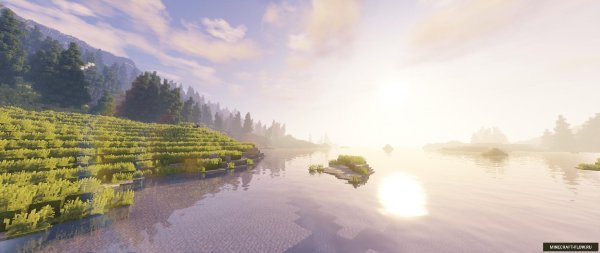 красивые пейзажи майнкрафт