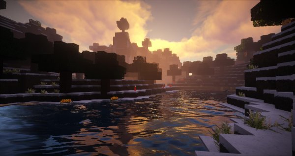 красивые пейзажи майнкрафт