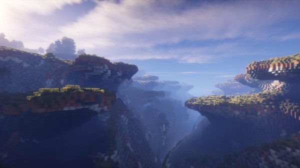 пейзажи майнкрафт