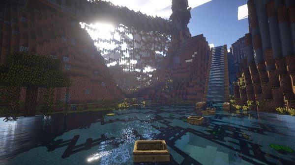 пейзажи майнкрафта