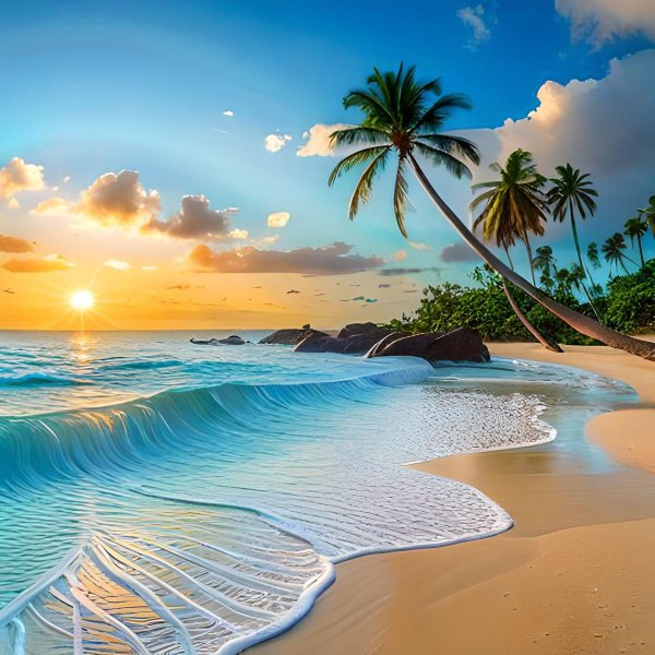 пляжный пейзаж