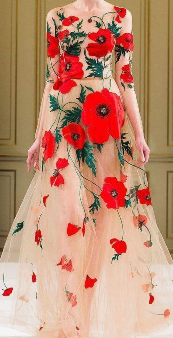 высокая мода платья