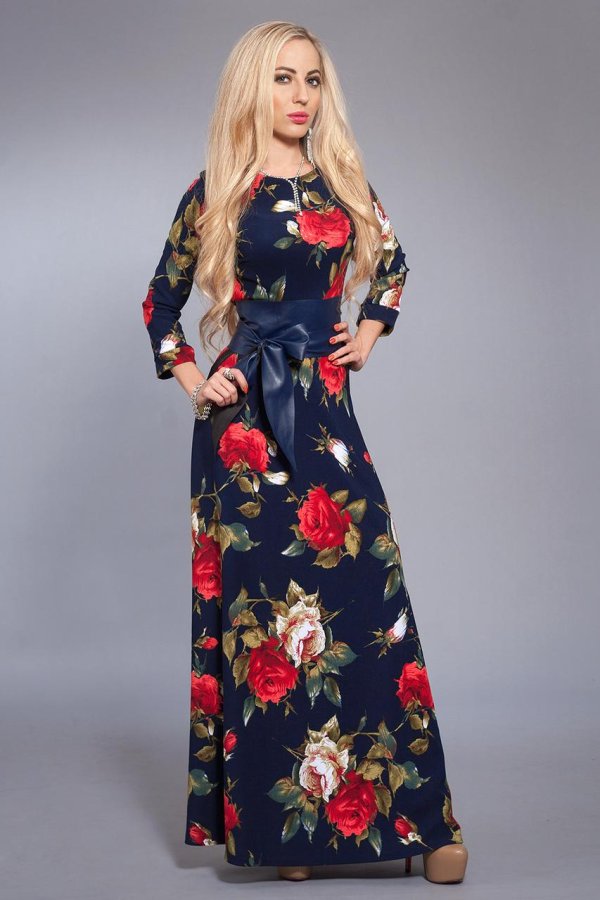 женские платья длинные