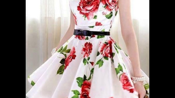 летние цветочные платья