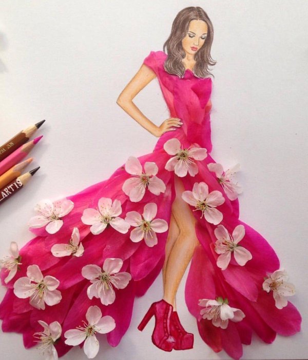 фэшн иллюстрации