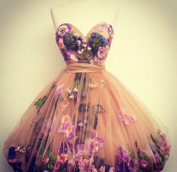 платья из органзы