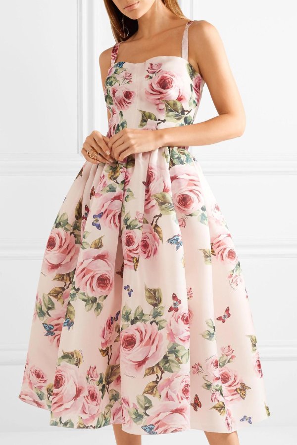 летние цветочные платья