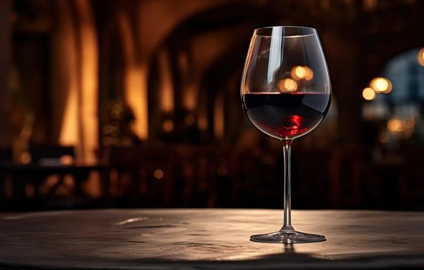 бокал вина