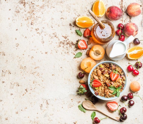 healthy breakfast ingredients