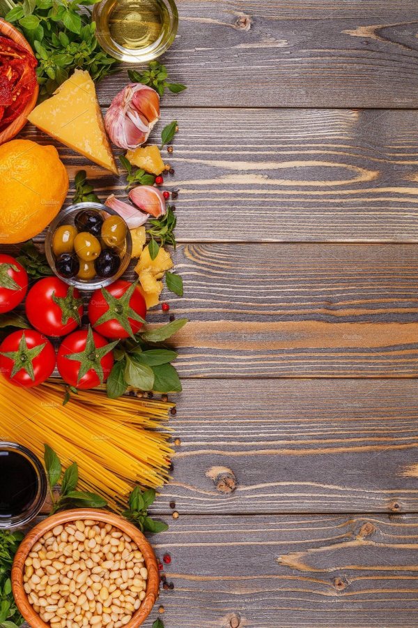 С едой для меню