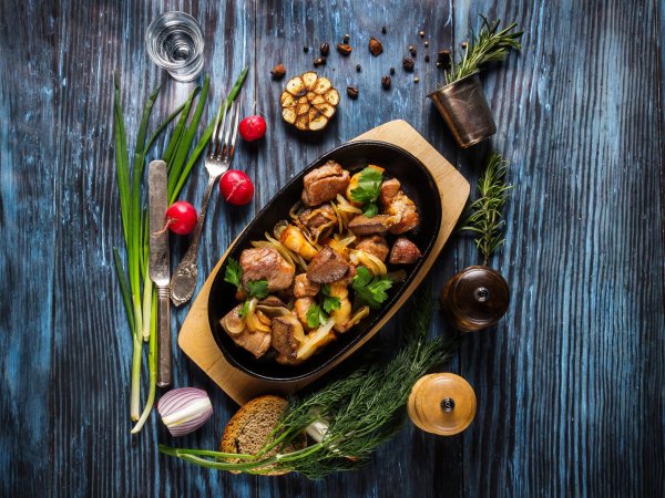 зелень к мясу