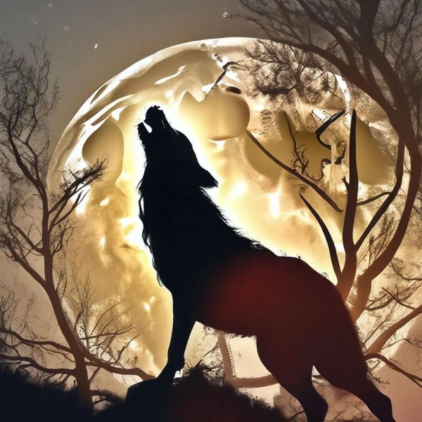 воющий волк