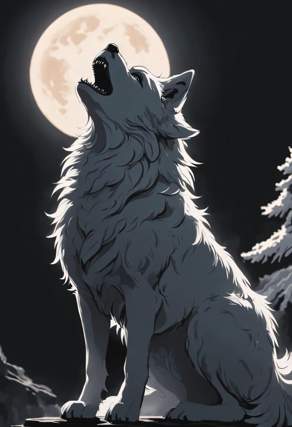 волк арт
